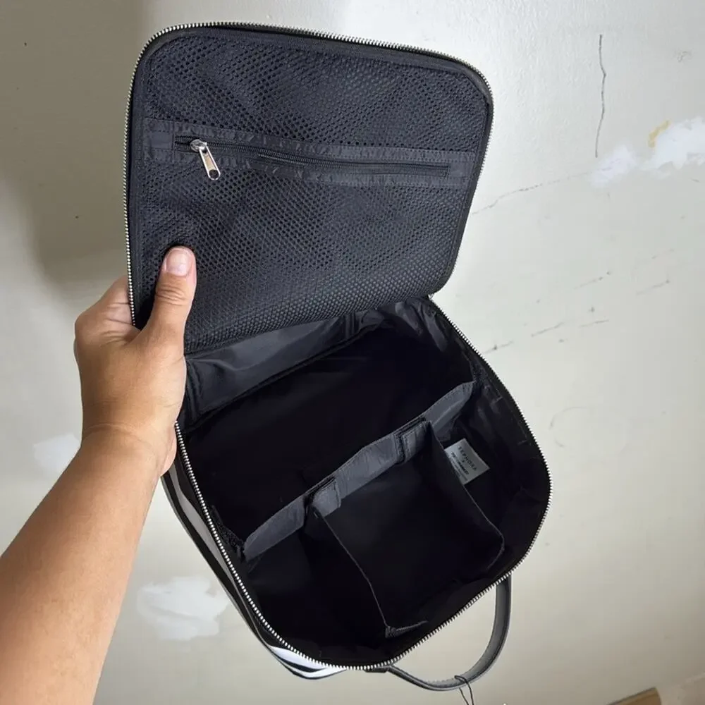 Sephora x To The Market Black Cosmetic Bag NEW!